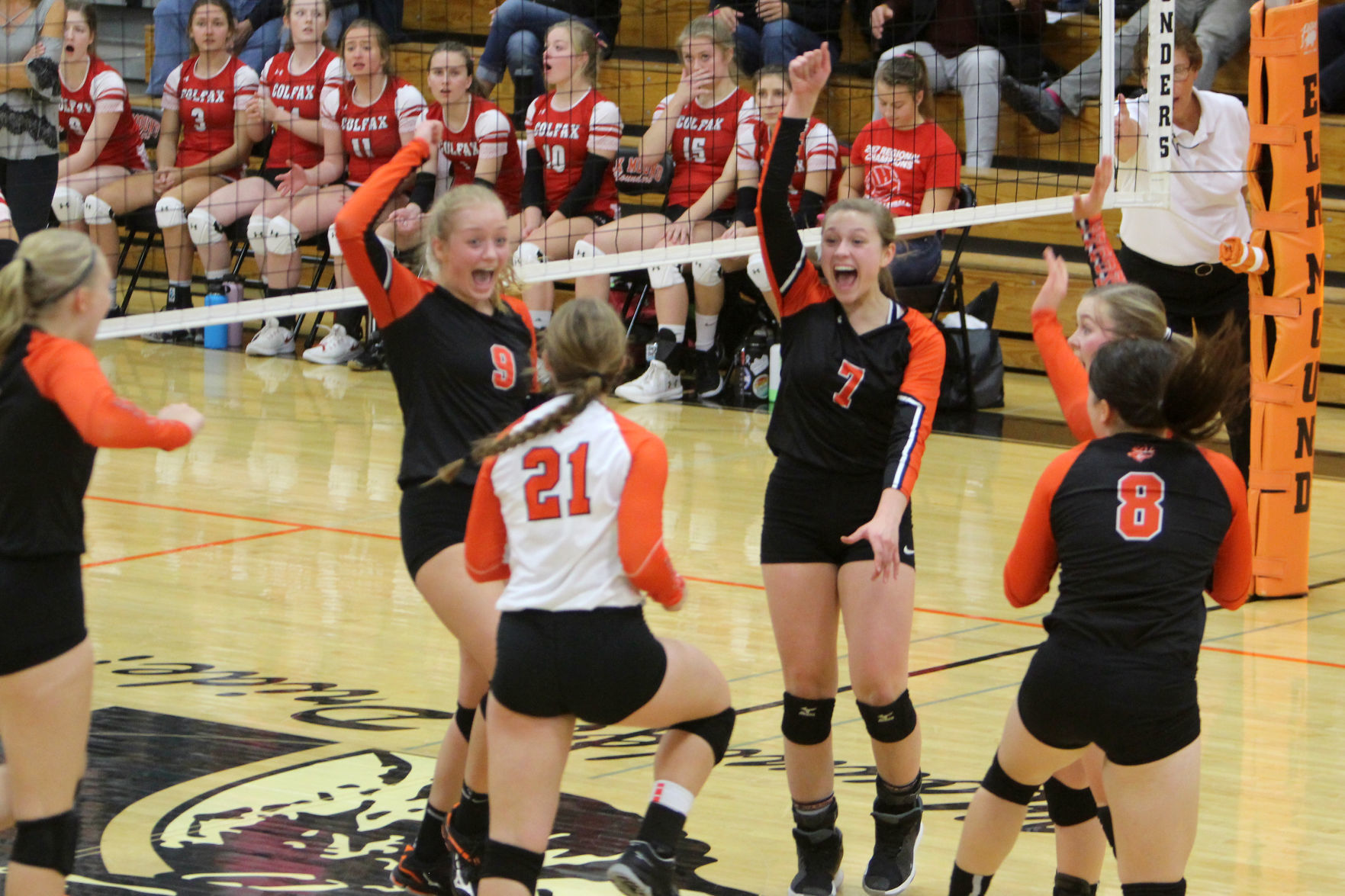 Colfax at Elk Mound volleyball 10-17-19